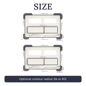 Hidden Toilet Flush Button M2 Edplit (Without Consumables) - Сompatible with Geberit, AlcaPlast, TECE, JomoTech, OLI, Viega