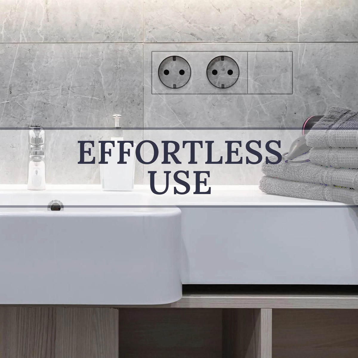 Invusibal Outlets Invisible Socket Outlet & Light Switch for Tiled Walls | Edplit