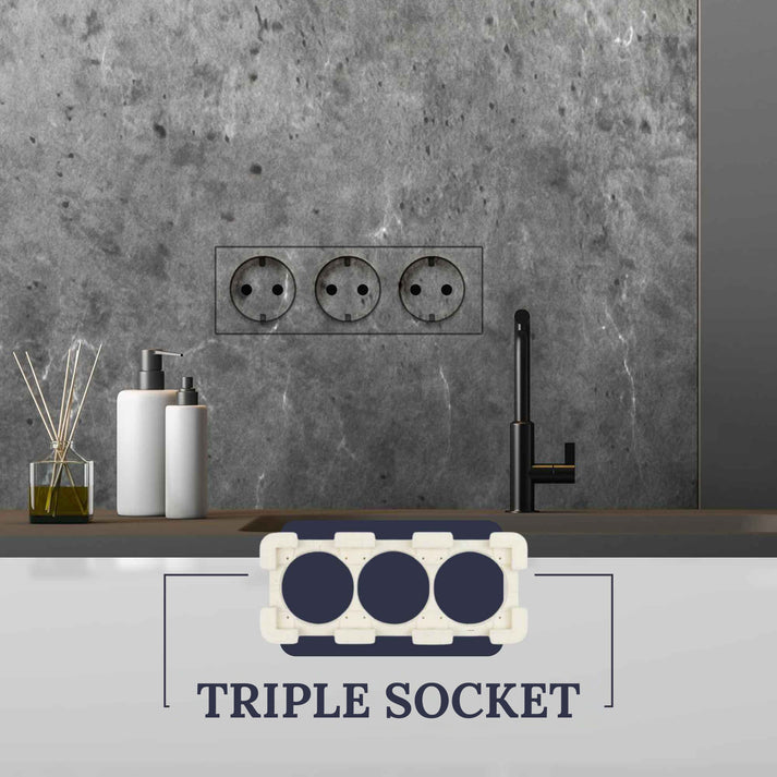 Invisible Socket Outlet for Tiled Walls | Edplit
