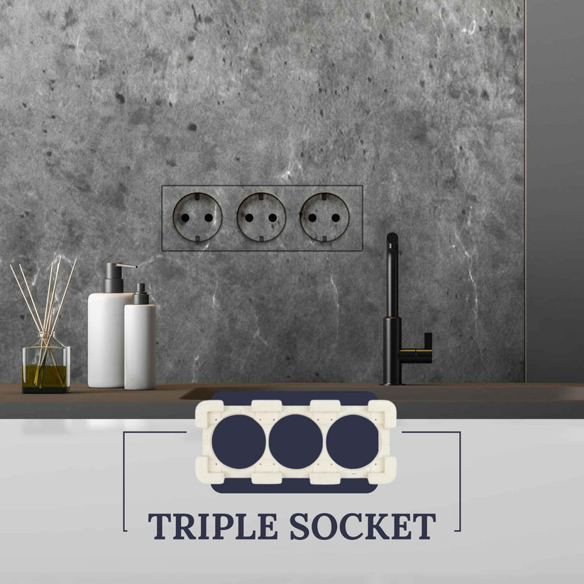 Invisible Socket Outlet for Tiled Walls | Edplit