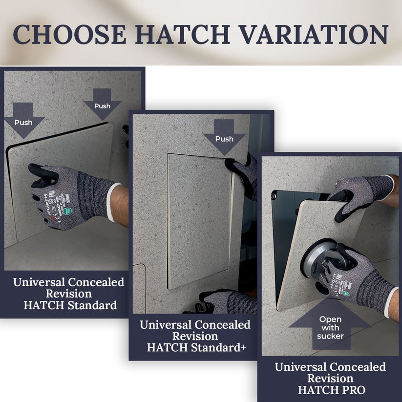 Tile Access Panel Kit for Tiled Walls | Edplit