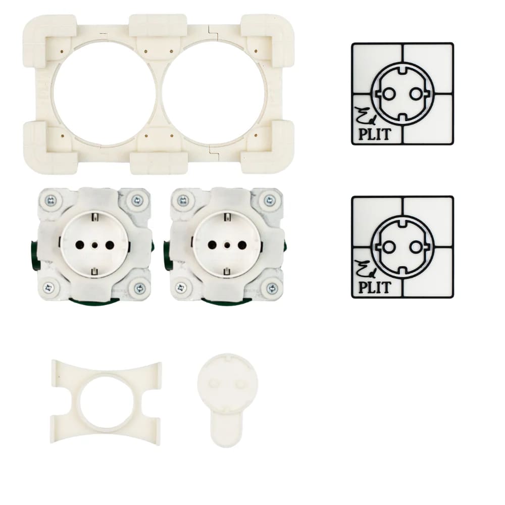 EDPLIT tile flush invisible socket outlet providing minimalist electrical access