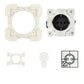  Modern concealed socket outlet EDPLIT – invisible Type-F power solution. 