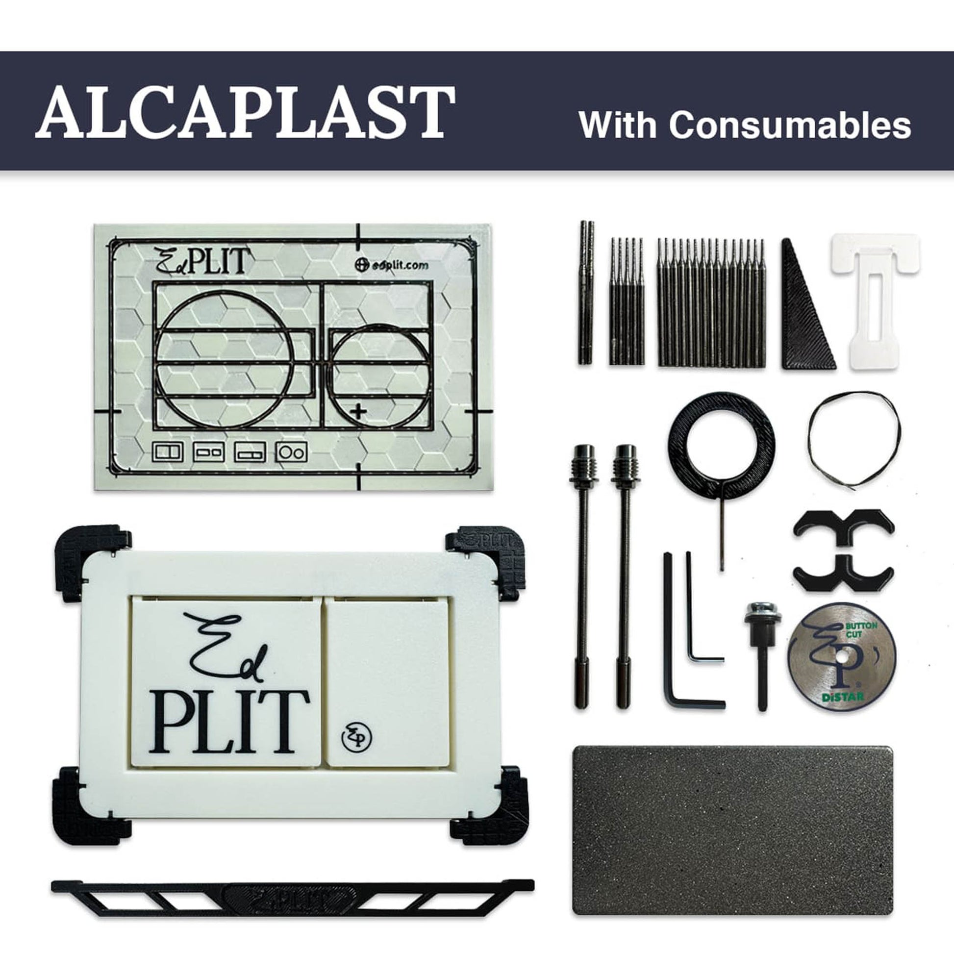 EDPLIT M1 flush plate kit for AlcaPlast with consumables