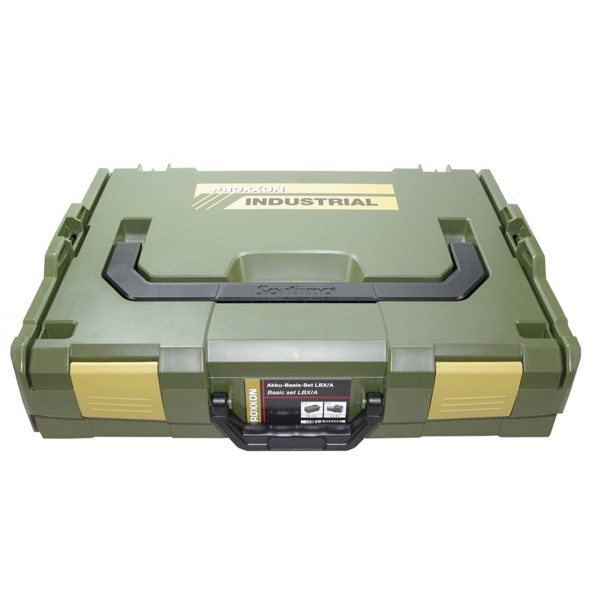 Closed Proxxon Basic Set LBX/A carrying case for cordless MICROMOT tools