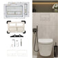Edplit Invisi Tile Touch M2 hidden flush button seamlessly built into bathroom tile wall