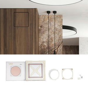 EDPLIT concealed bathroom fan with hidden tile installation kit without consumables