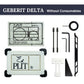 EDPLIT M1 flush plate kit for Geberit Delta without consumables