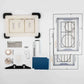 Hidden Toilet Flush Button M1 Edplit  - Сompatible with Geberit, TECE, JomoTech, OLI, Viega