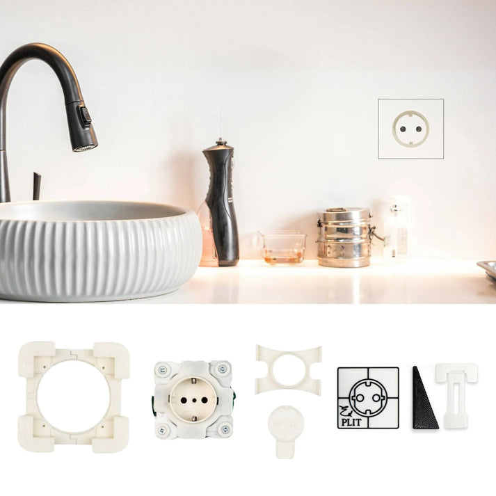 Invisible Socket Outlet for Tiled Walls | Edplit