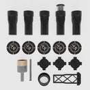 Змінити зображення Hidden towel holder set by EdPLIT – includes anchors, sleeves, screws, and installation tool 3