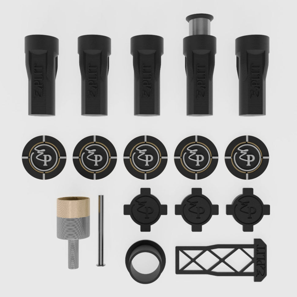 Hidden towel holder set by EdPLIT – includes anchors, sleeves, screws, and installation tool