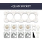 Hidden Power Outlet System Edplit - Type F Schuko Socket