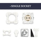 Hidden Power Outlet System Edplit - Type F Schuko Socket