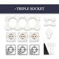 Hidden Power Outlet System Edplit - Type F Schuko Socket