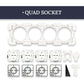 Hidden Power Outlet System Edplit - Type F Schuko Socket