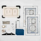Hidden Toilet Flush Button M1 Edplit  - Сompatible with Geberit, TECE, JomoTech, OLI, Viega