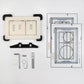 Hidden Toilet Flush Button M1 Edplit  - Сompatible with Geberit, TECE, JomoTech, OLI, Viega