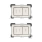  Practical installation stencil for concealed toilet flush button system, user-friendly setup tool.
