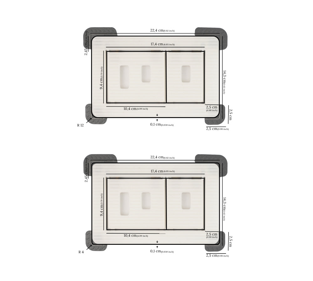  Practical installation stencil for concealed toilet flush button system, user-friendly setup tool.