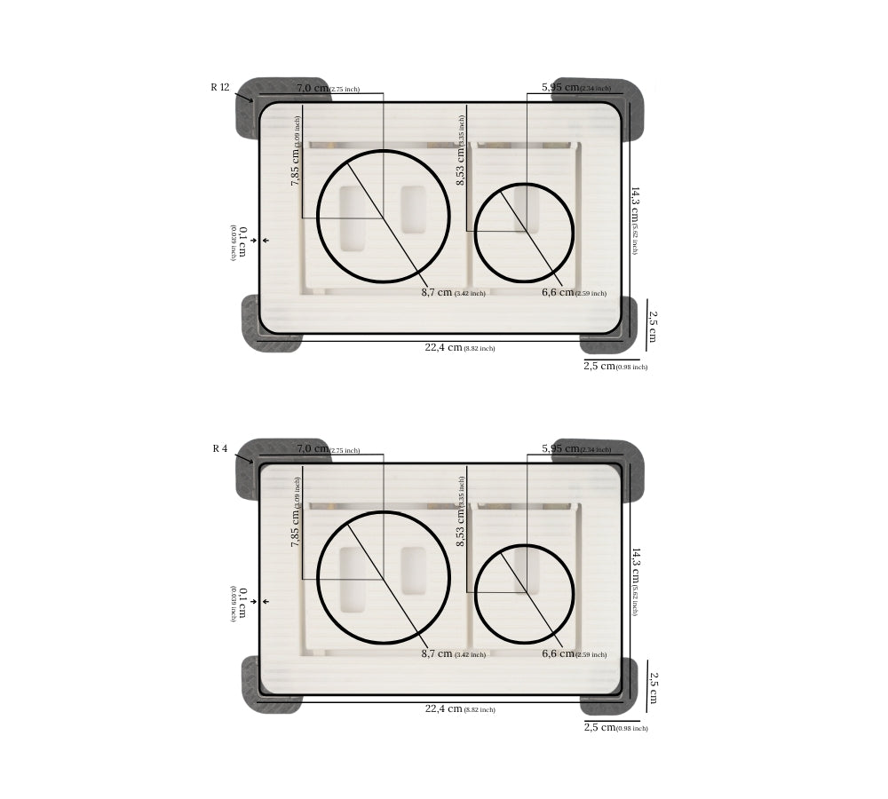 Installation template for hidden toilet flush button system, guide for easy concealed flush setup.