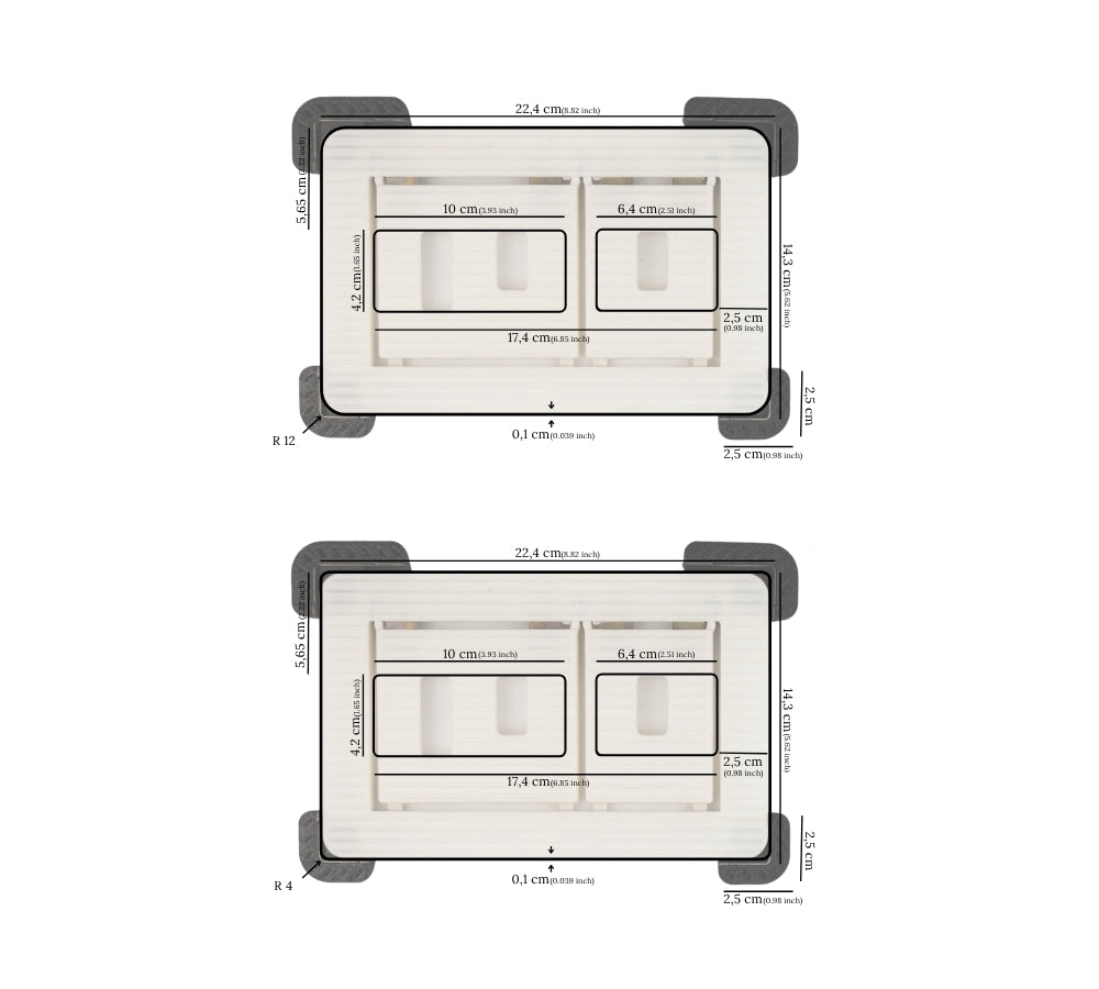 DIY template for installing invisible toilet flush button, step-by-step mounting guide.