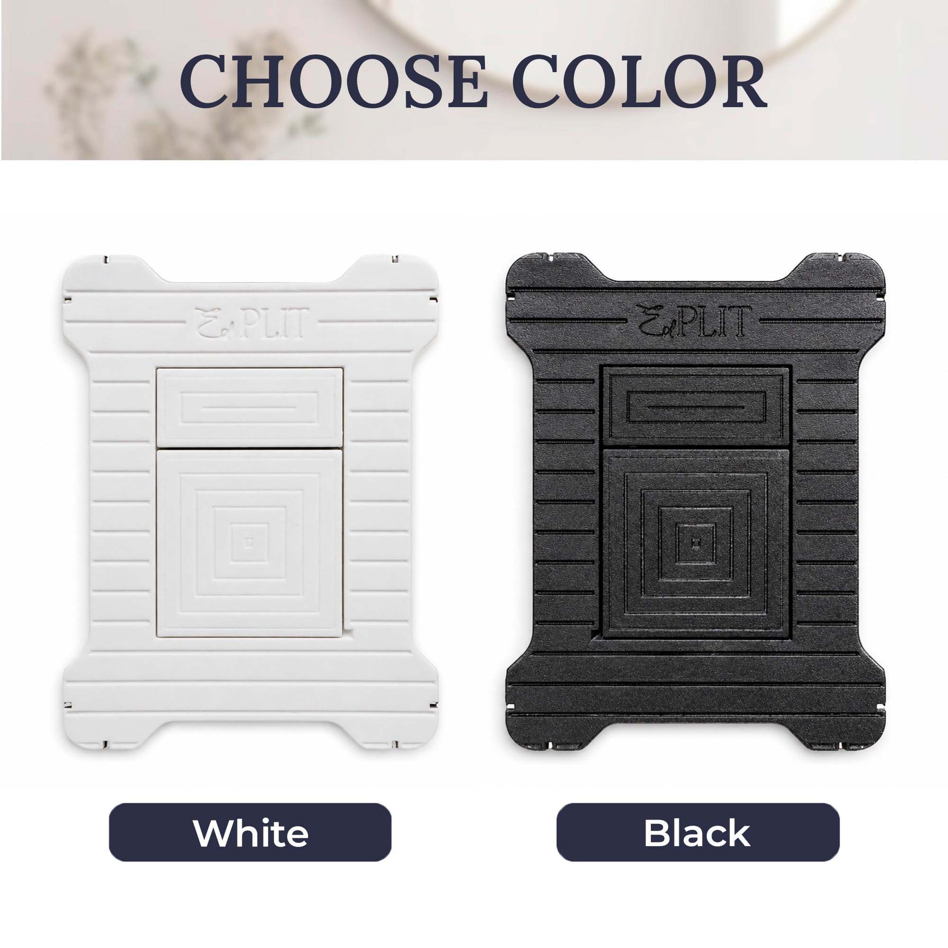EDPLIT M3 flush plate without comsumables available in white and black color