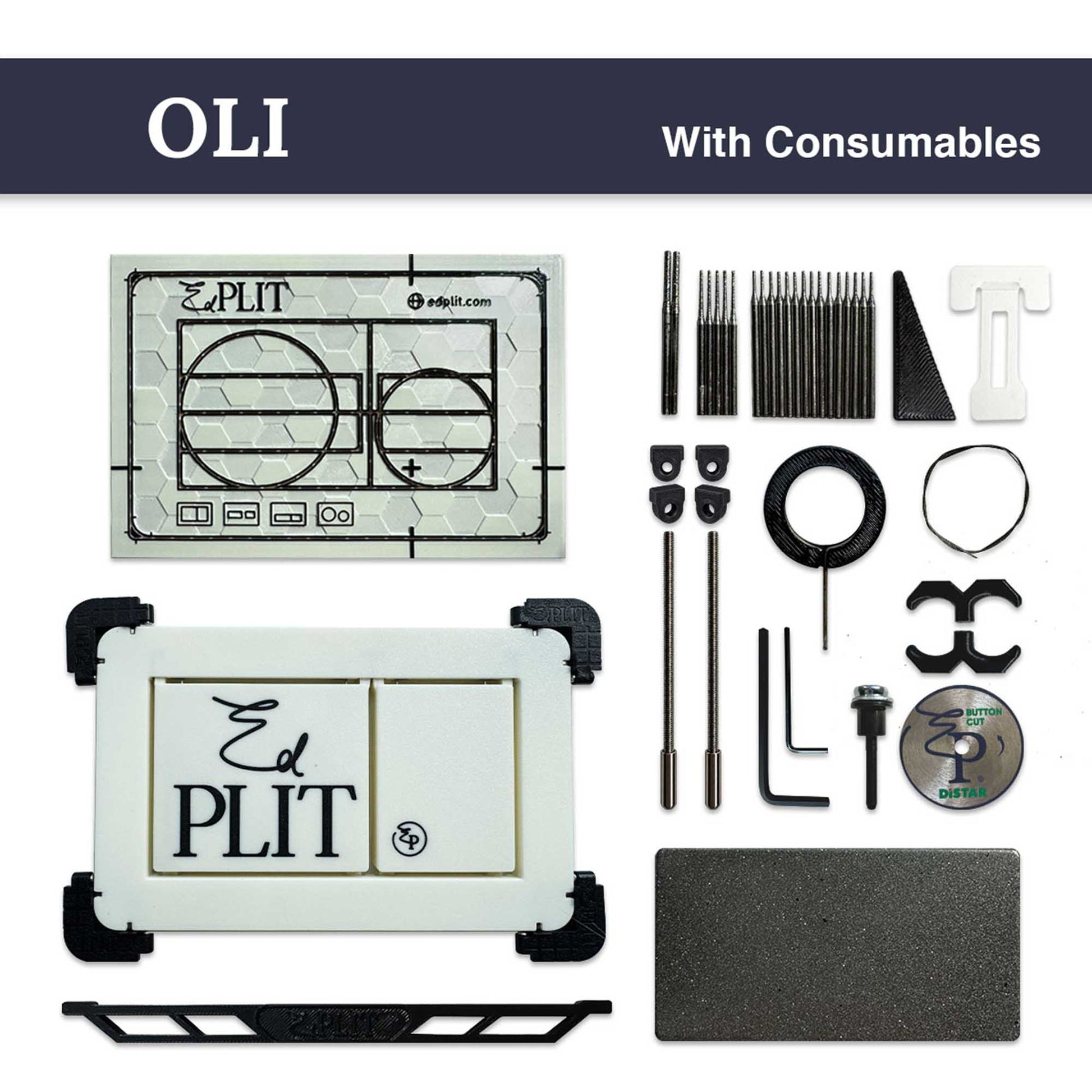 EDPLIT M1 flush plate kit for OLI with consumables