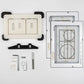 Hidden Toilet Flush Button M1 Edplit  - Сompatible with Geberit, TECE, JomoTech, OLI, Viega