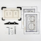 Hidden Toilet Flush Button M1 Edplit  - Сompatible with Geberit, TECE, JomoTech, OLI, Viega