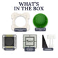 EDPLIT concealed thermostat kit with mounting frame, electrical box and installation template