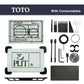 EDPLIT M1 flush plate kit for TOTO with consumables