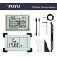 EDPLIT M1 flush plate kit for TOTO without consumables