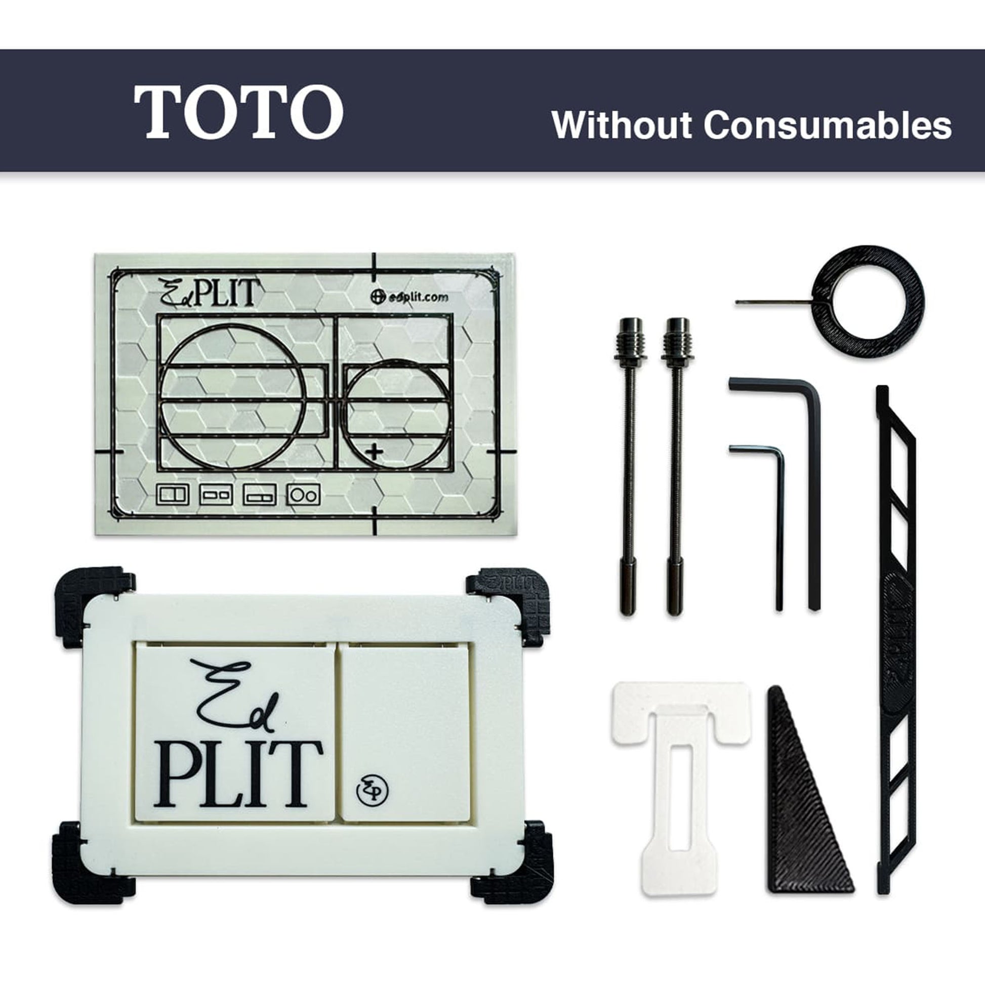 EDPLIT M1 flush plate kit for TOTO without consumables