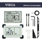 EDPLIT M1 flush plate kit for Viega without consumables