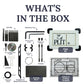 EDPLIT M1 kit with plate, adhesive cutting templates and installation accessories